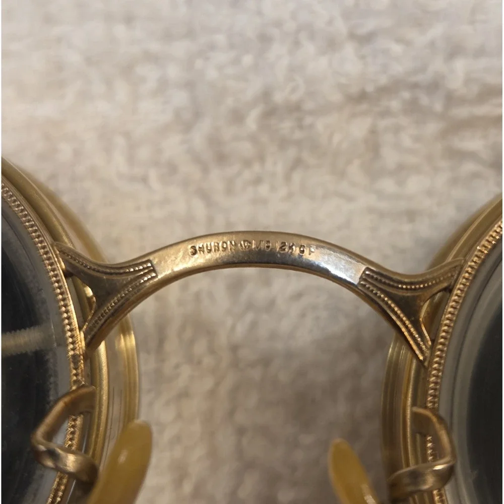 Incredible Antique Shuron 12K GF Surgeon Doctor Jewelers Glasses +3 C. 1890-1910
